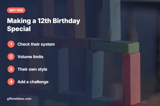 Best 12th Birthday Gifts tips