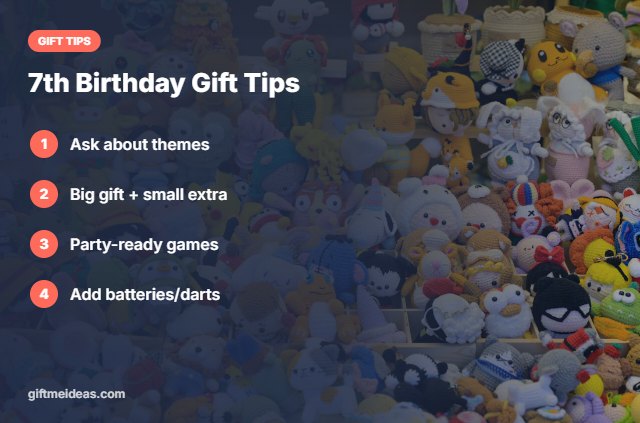 Best 7th Birthday Gifts tips