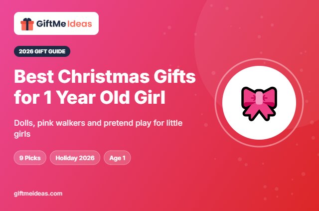 Best Christmas Gifts for 1 Year Old Girl - 2026 gift guide