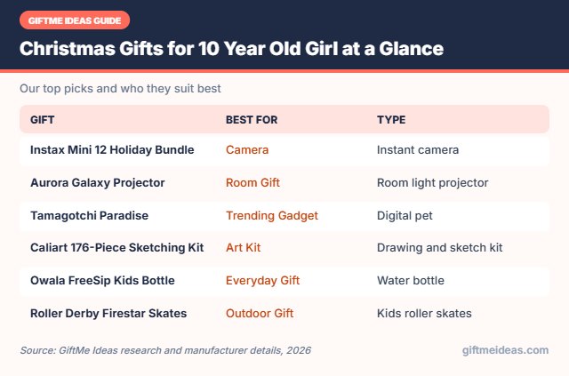 Christmas Gifts for 10 Year Old Girl compared at a glance