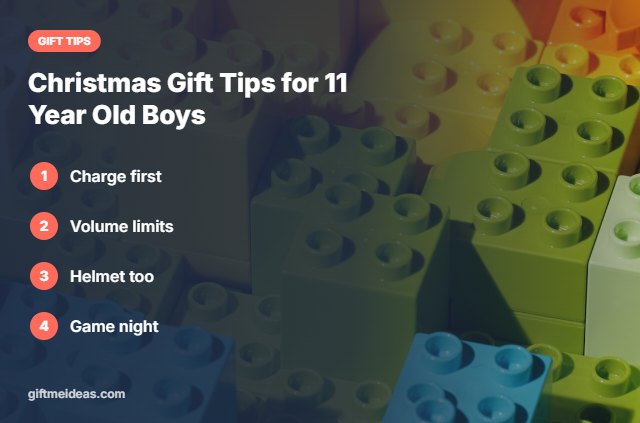 Best Christmas Gifts for 11 Year Old Boy tips