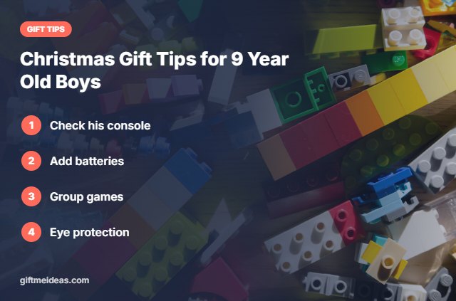 Best Christmas Gifts for 9 Year Old Boy tips