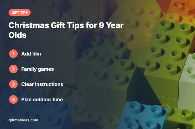 Best Christmas Gifts for 9 Year Olds tips