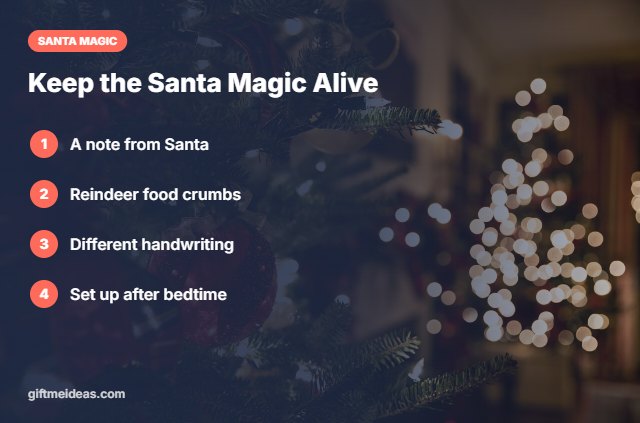 Best Christmas gifts from Santa magic tips