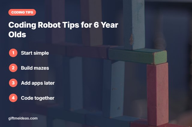 Best Coding Robot for 6 Year Olds tips