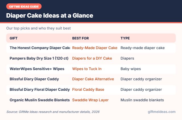 Diaper Cake Ideas compared at a glance