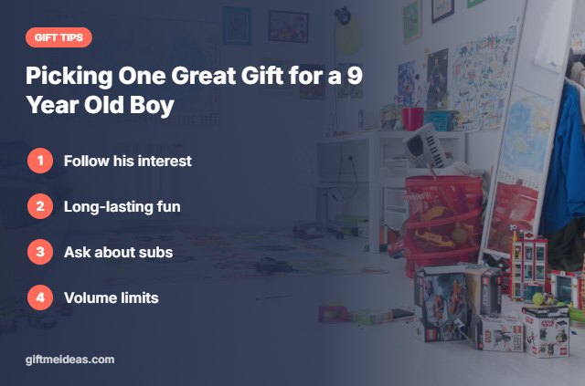 Best Gift for 9 Year Old Boy tips