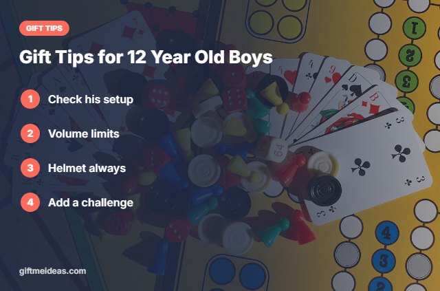 Best Gifts for 12 Year Old Boy tips