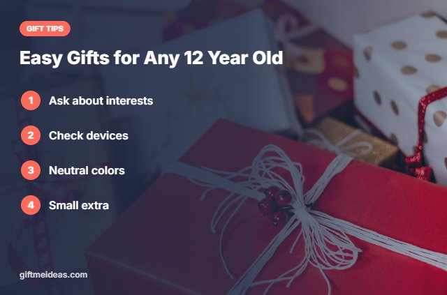 Best Gifts for 12 Year Olds tips