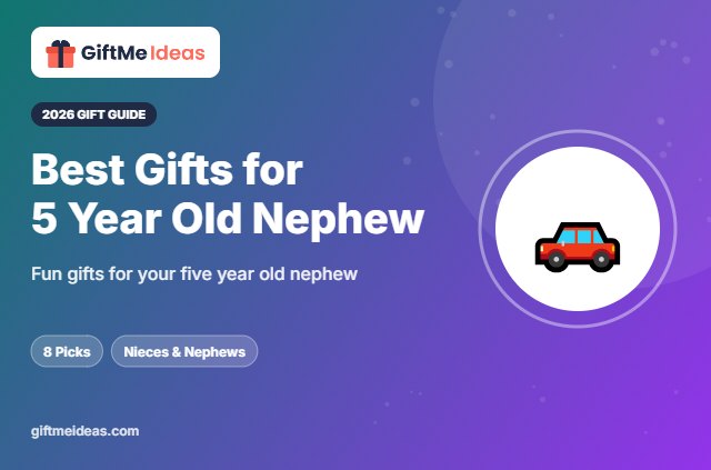 Best Gifts for 5 Year Old Nephew - 2026 gift guide