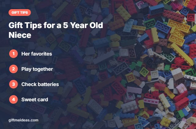 Best Gifts for 5 Year Old Niece tips