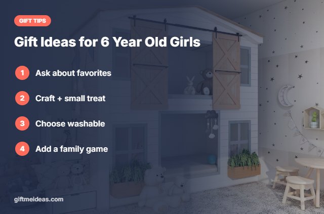 Best Gifts for 6 Year Old Girl tips