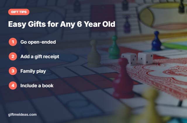 Best Gifts for 6 Year Olds tips