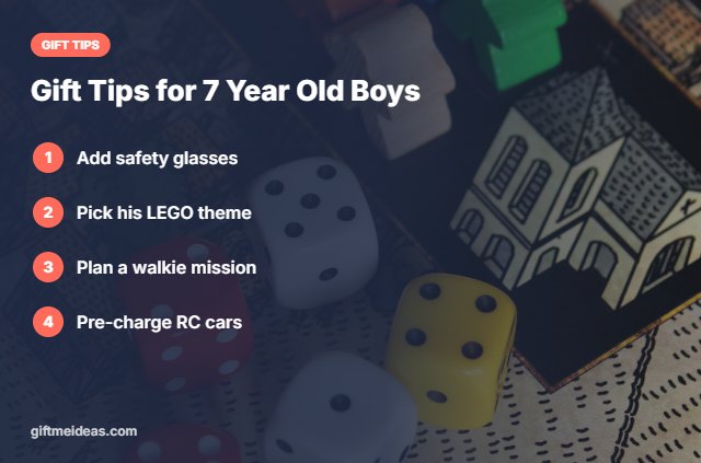 Best Gifts for 7 Year Old Boy tips