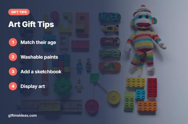 Best Gifts for Kids Who Love Art tips