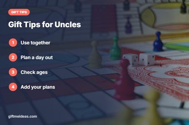 Best Gifts for Nephew from Uncle tips