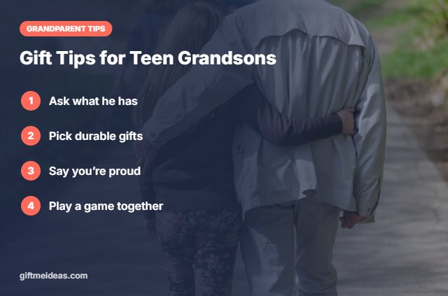 Best Gifts for Teenage Grandson tips