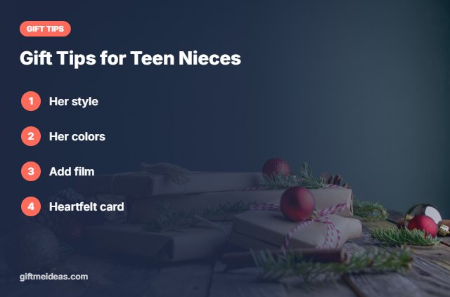 Best Gifts for Teenage Niece tips