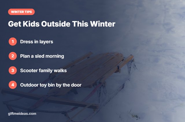 Best outdoor Christmas gifts for kids winter tips