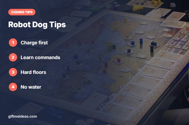 Best Robot Dog for Kids tips
