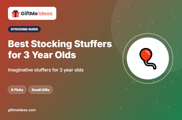 Best Stocking Stuffers for 3 Year Olds - 2026 gift guide