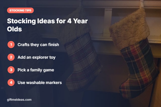 Best Stocking Stuffers for 4 Year Olds tips