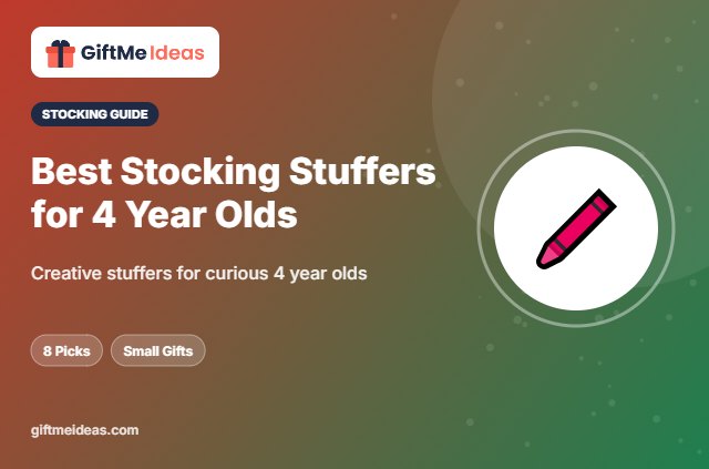 Best Stocking Stuffers for 4 Year Olds - 2026 gift guide