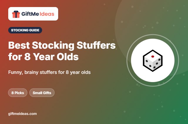 Best Stocking Stuffers for 8 Year Olds - 2026 gift guide