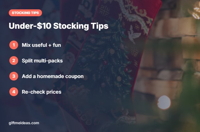 Best Stocking Stuffers Under $10 tips