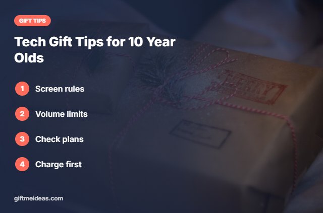 Best Tech Gifts for 10 Year Olds tips