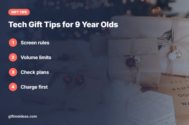 Best Tech Gifts for 9 Year Olds tips