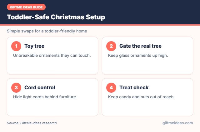 Toddler-safe holiday decor tips