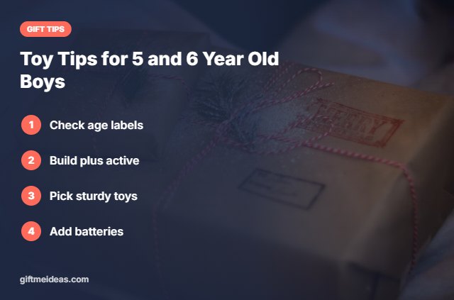 Best Toys for 5 6 Year Old Boys tips