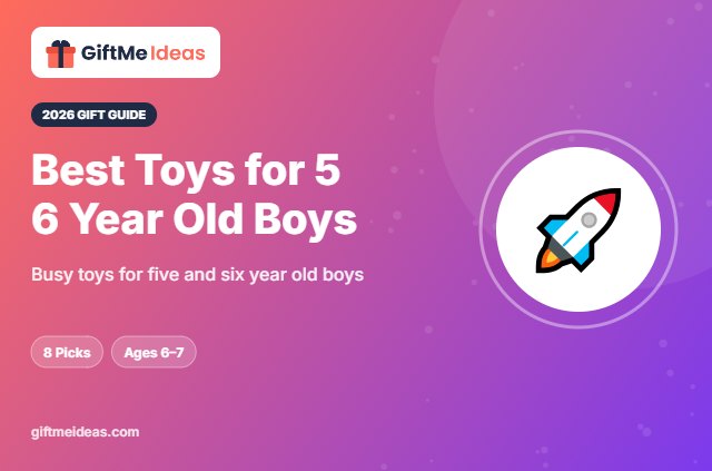 Best Toys for 5 6 Year Old Boys - 2026 gift guide