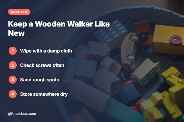 Best wooden push walker care tips